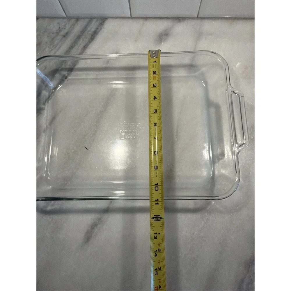 Vintage Anchor Hocking 3 Quart 15x11x3 In Rectangular Casserole Baking Dish USA‎